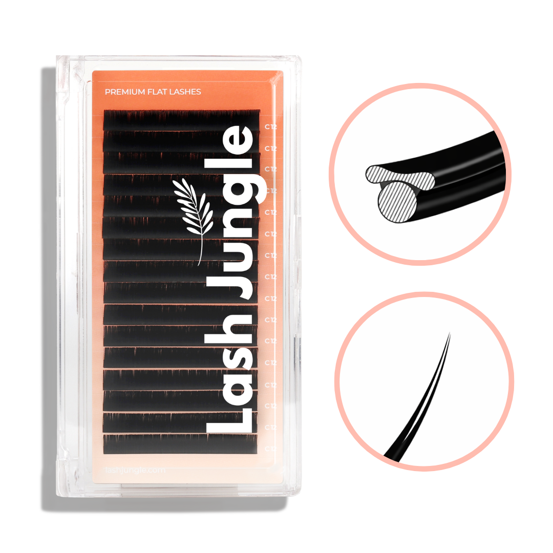 Ellipse Flat Lashes Matte & Ultra Soft 0.15