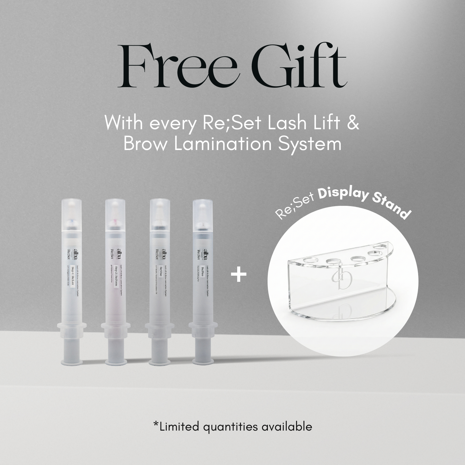 Re;Set Lash Lift & Brow Lamination Set | Alba