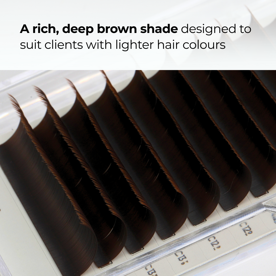 Espresso Brown Flat Lashes