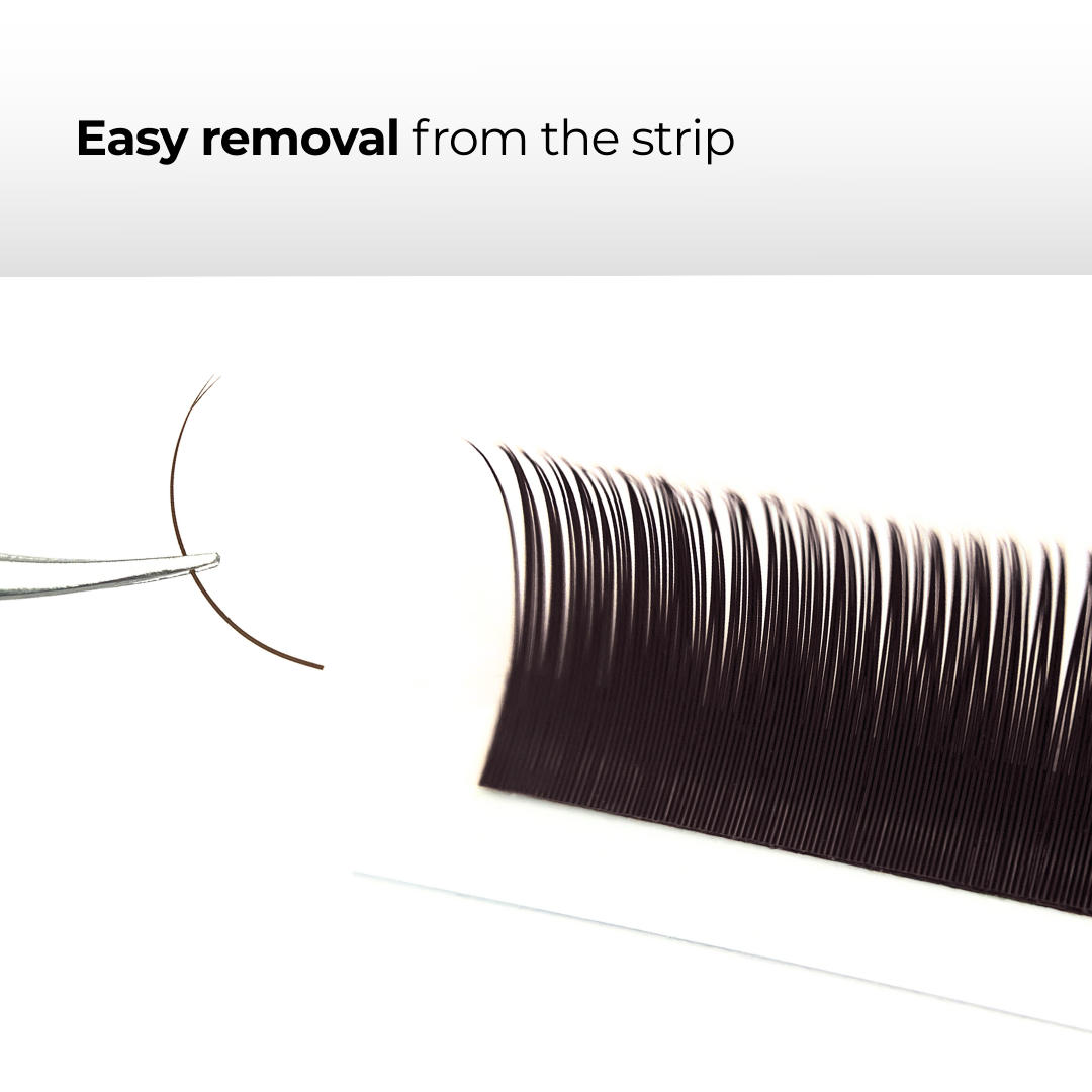 Espresso Brown Flat Lashes