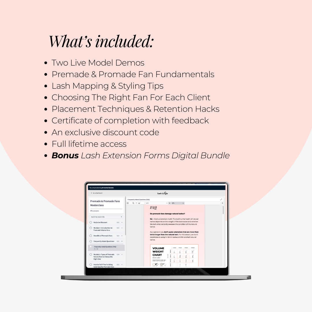 Premade & Promade Fans Online Masterclass