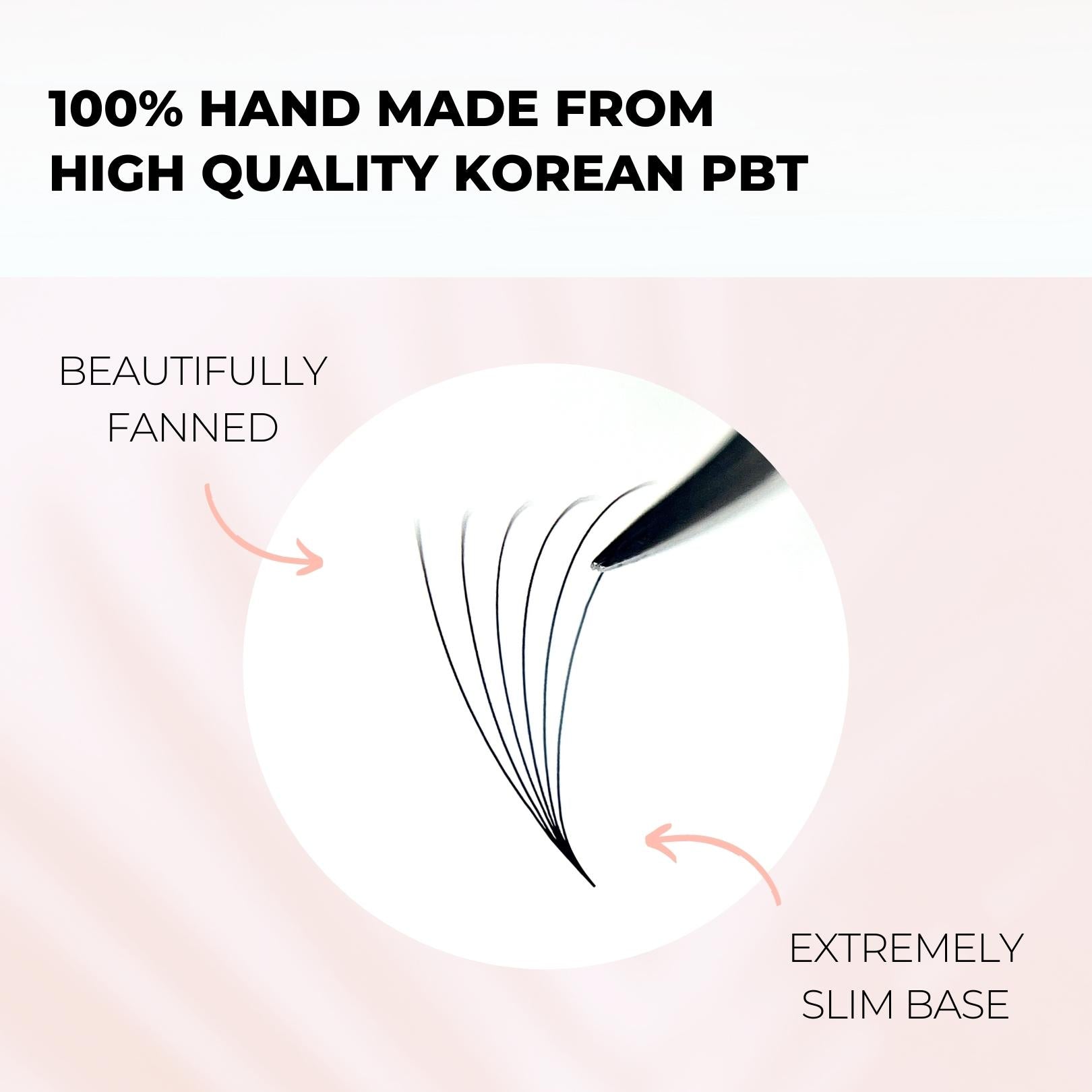 14D Promade Fans XXL Eco 400 - Premade Volume Fans Premade Lashes