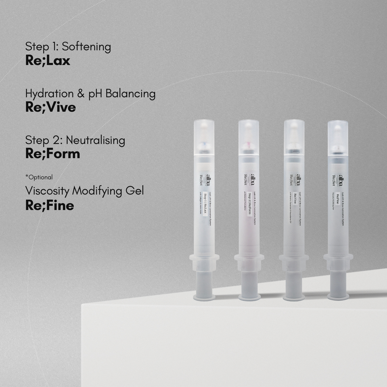 Re;Lax Step 1 Lash Lift & Brow Lamination | Alba