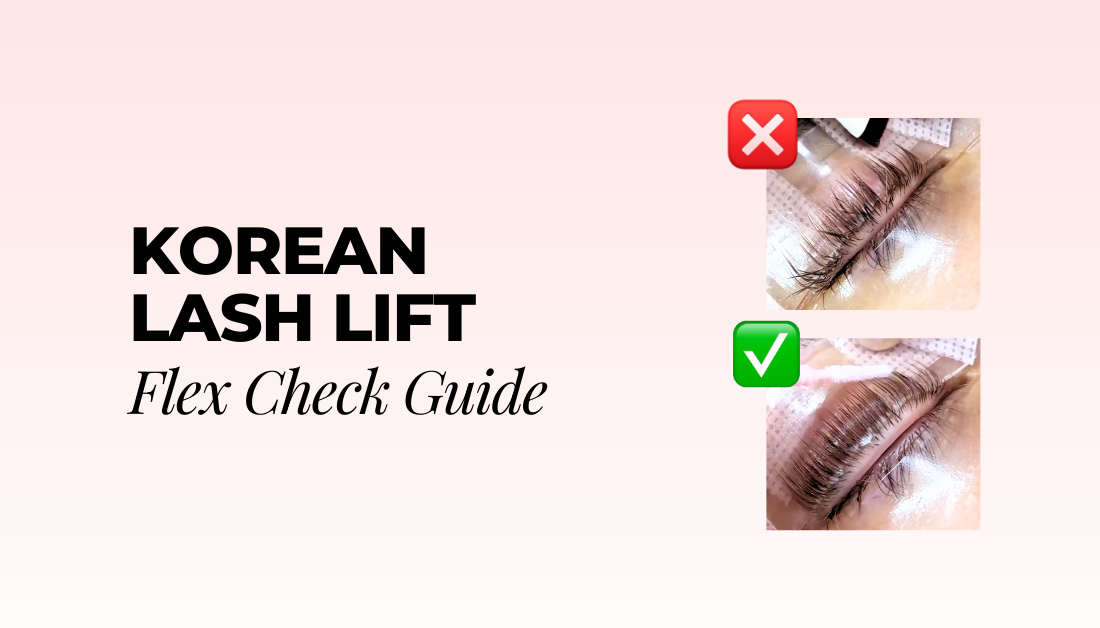 Korean Lash Lift Flex Check Guide