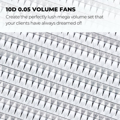 10D Narrow Promade Fans (680 Fans) - NOIR Collection