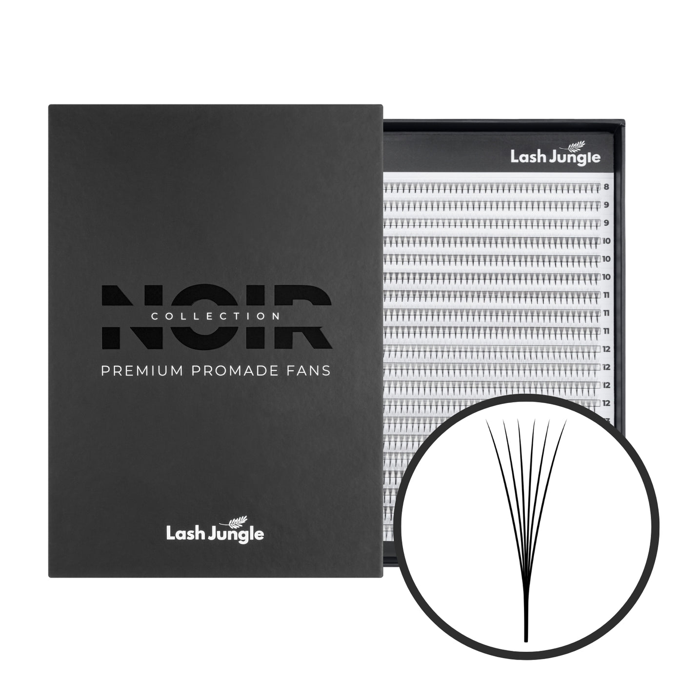 6D Narrow Promade Fans (900 Fans) - NOIR Collection