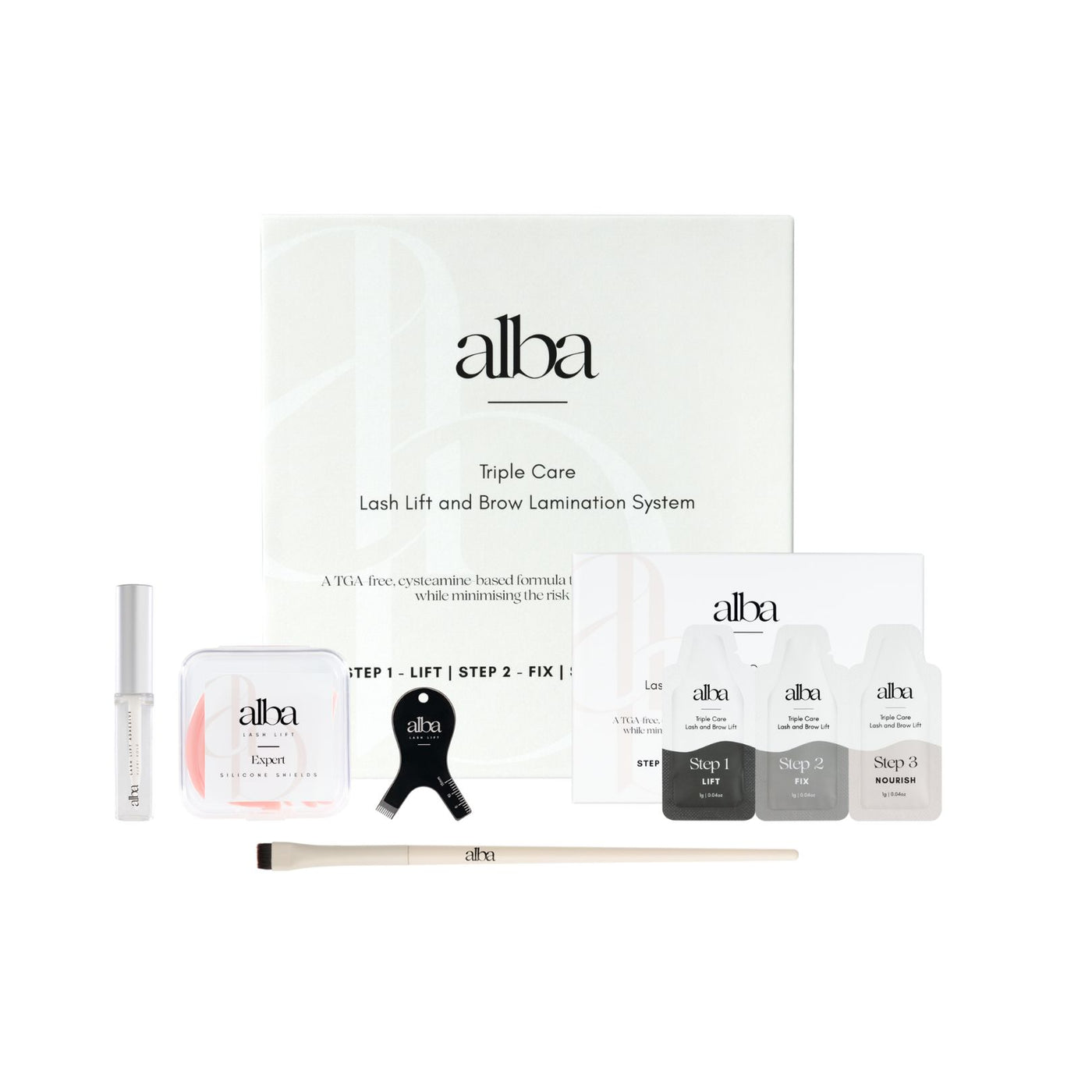 Alba Triple Care Lash Lift & Brow Lamination Kit