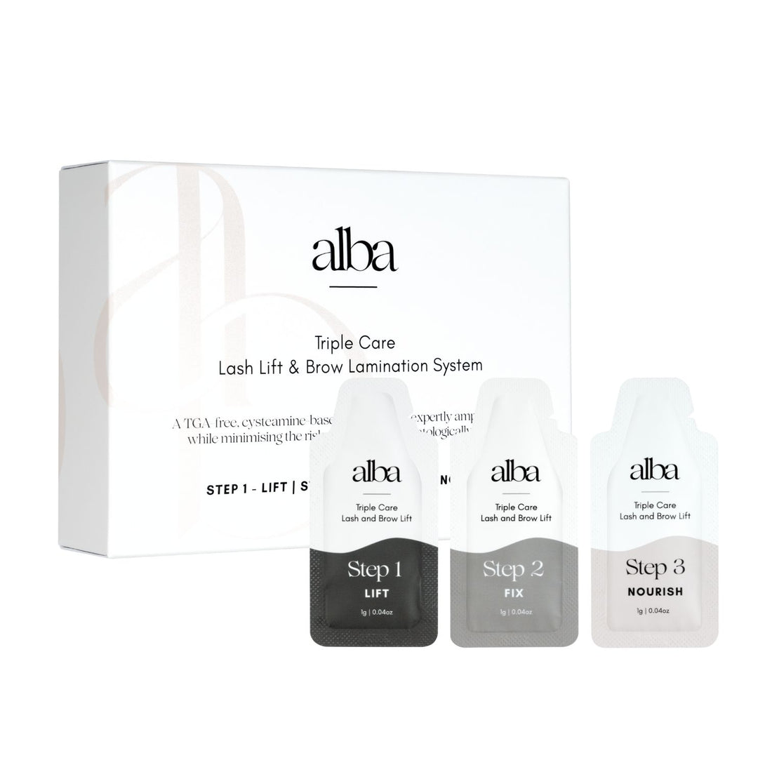 Triple Care Lash Lift & Brow Lamination (3 Steps) | Alba