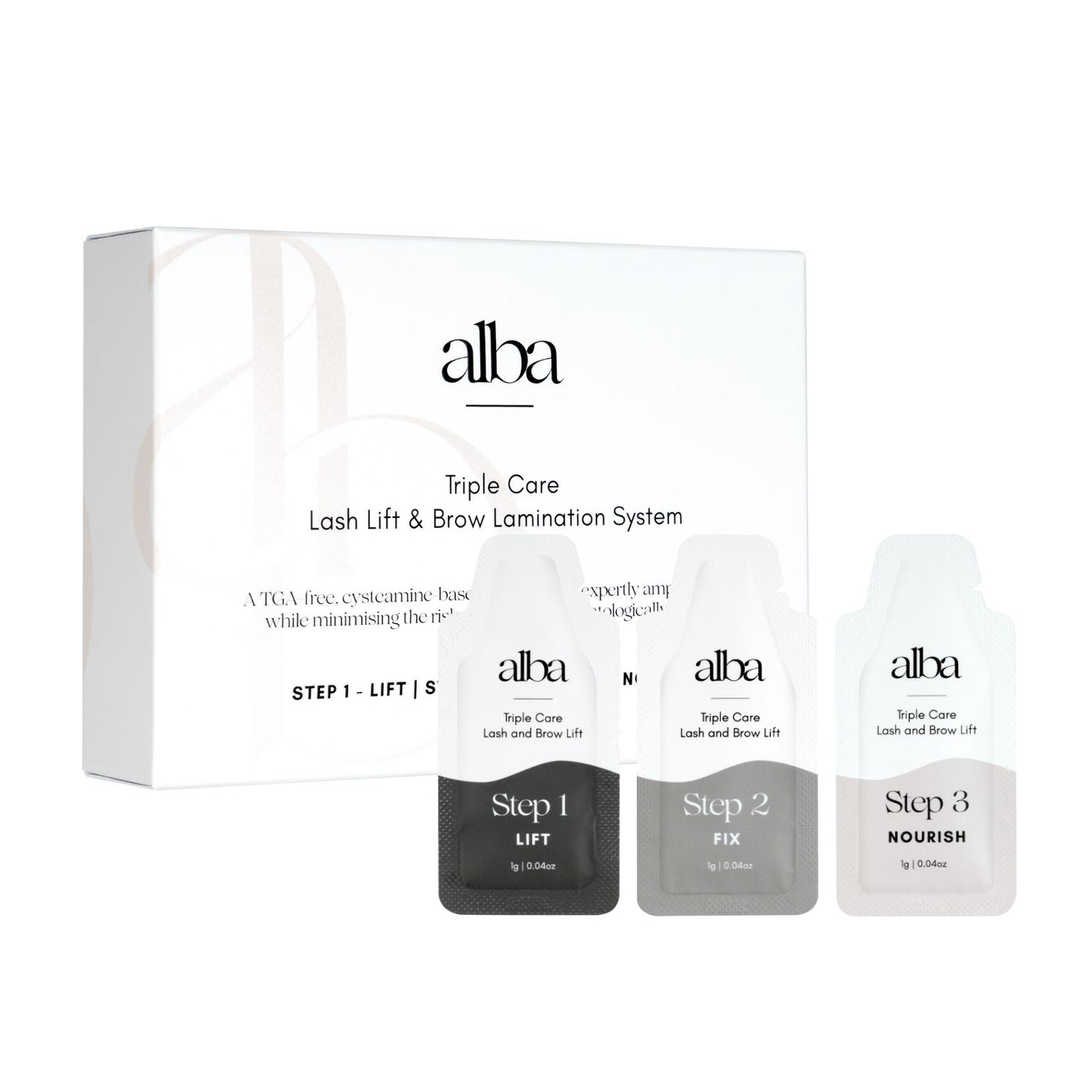 Alba Triple Care Lash Lift & Brow Lamination (3 Steps)