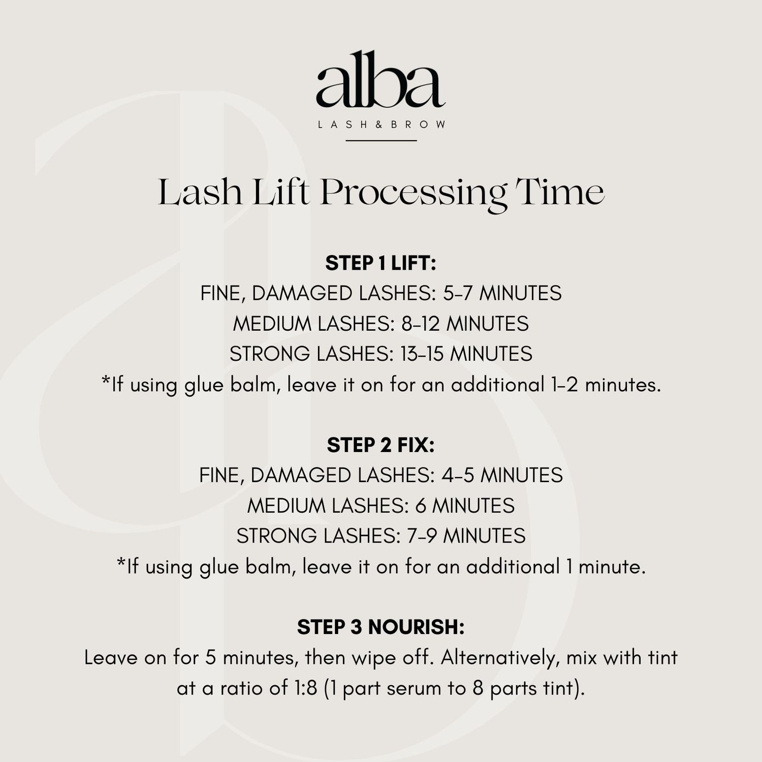 Triple Care Lash Lift Kit | Alba