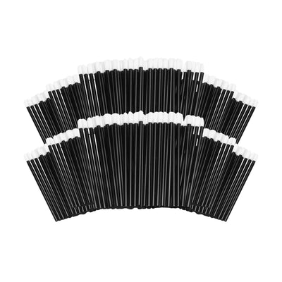 Flocked Applicator Brushes for Eyelash Extension Black - 10 Pack