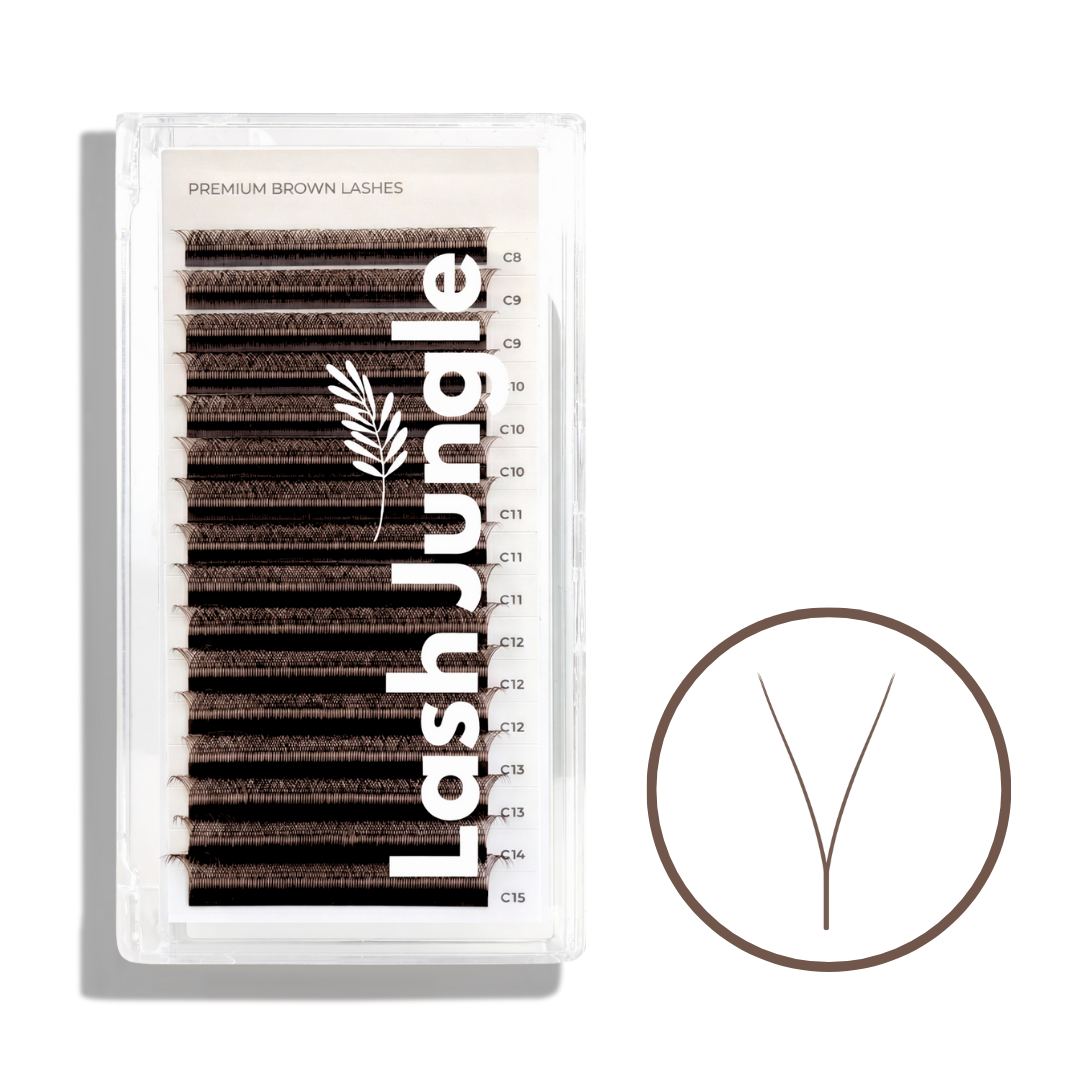 Premium Brown YY Lashes