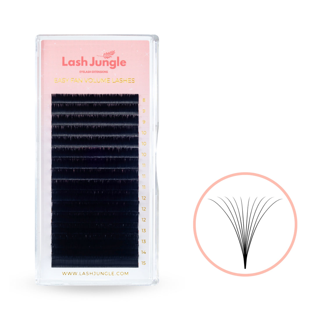 Easy fan volume lashes 0.07