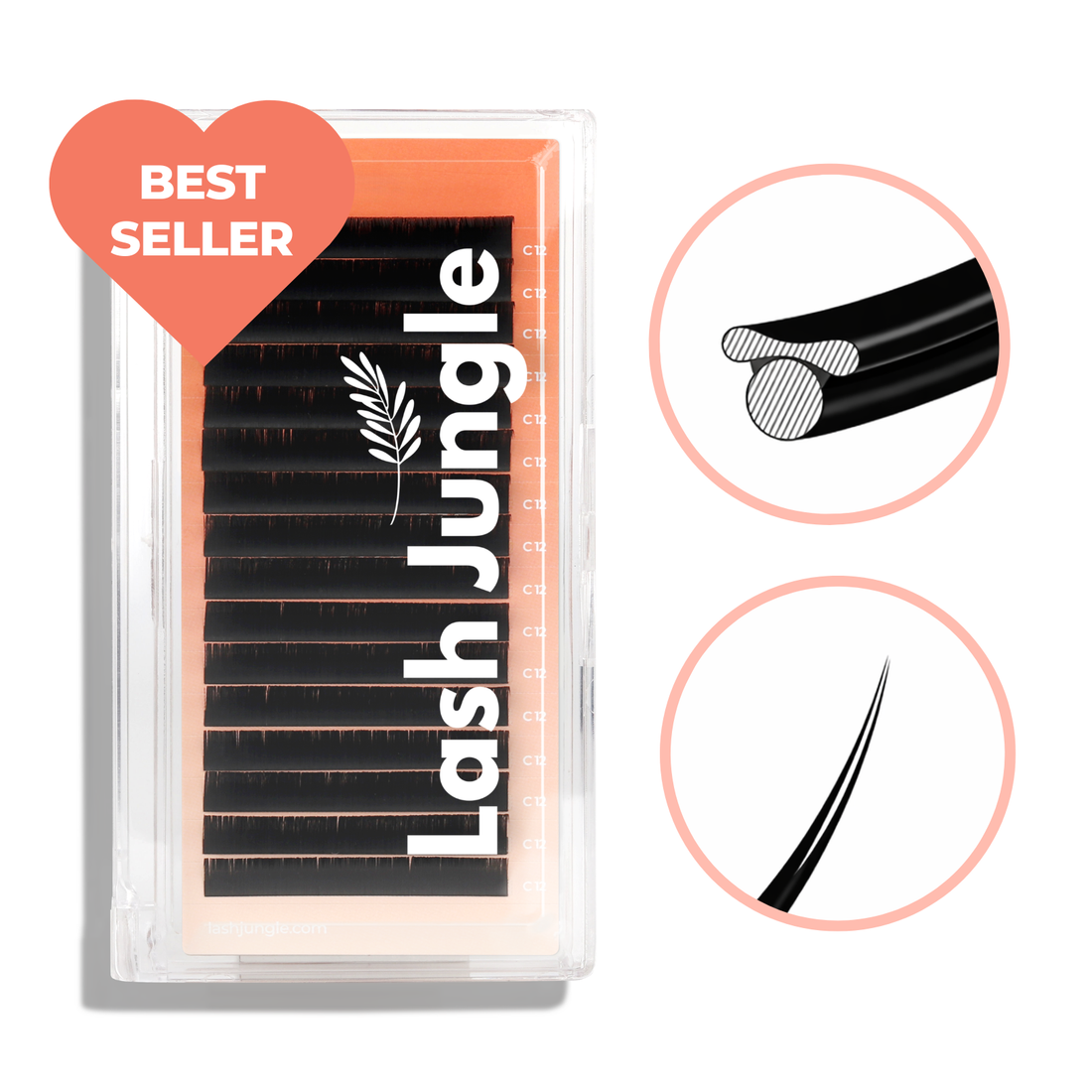 Ellipse Flat Lashes Matte &amp; Ultra Soft 0.15