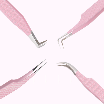 Pink Volume Lash Tweezers – Boot