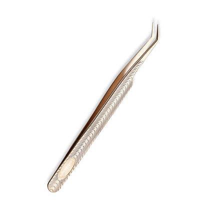    Lash Jungle Premium Gold Tweezers 45°