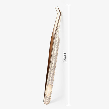    Lash Jungle Premium Gold Tweezers 45°