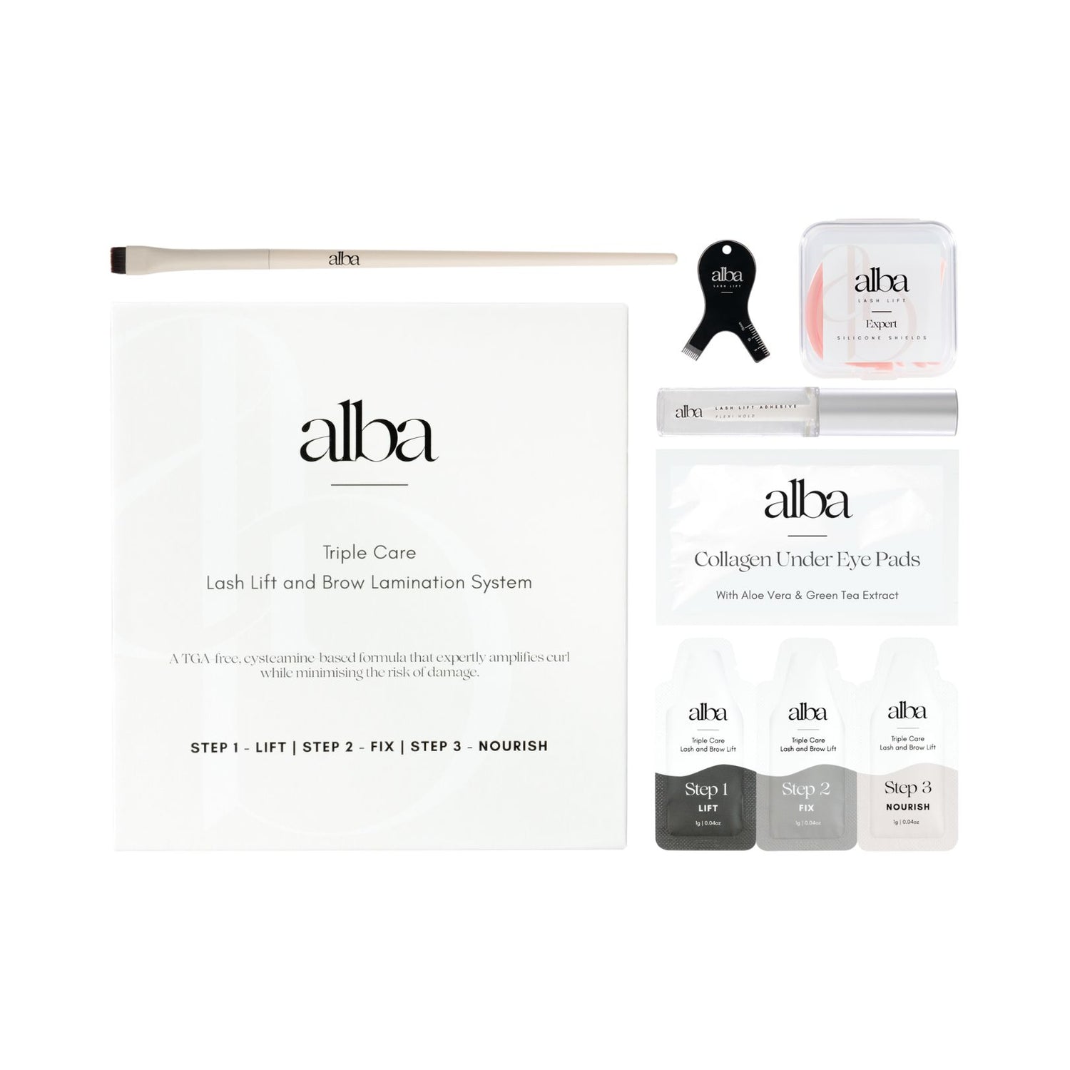 Triple Care Lash Lift Kit | Alba