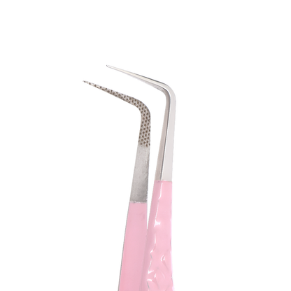 Pink Volume Lash Tweezers – Slim Boot