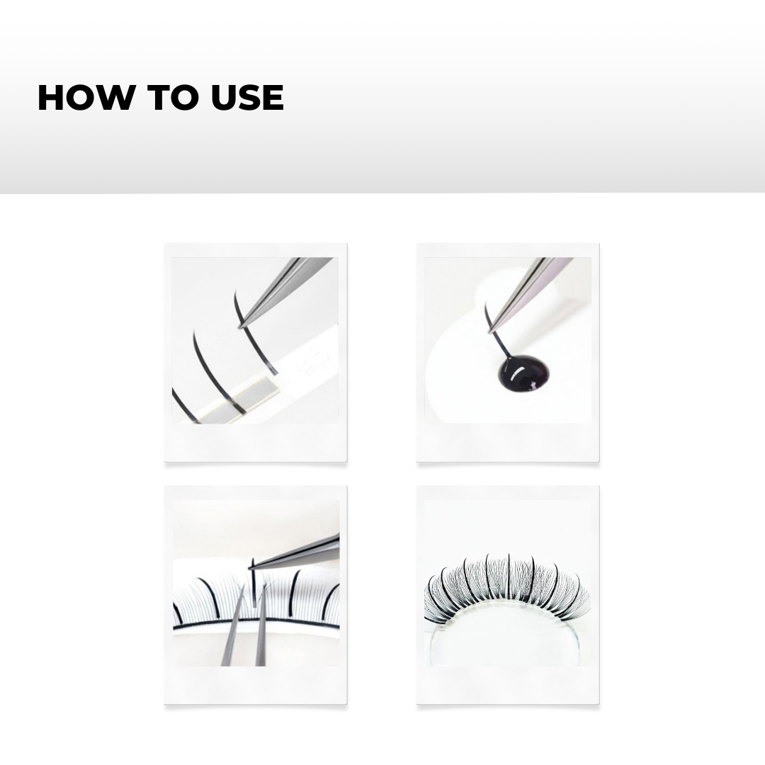 Premade Spikes for Wispy Volume Lashes 400